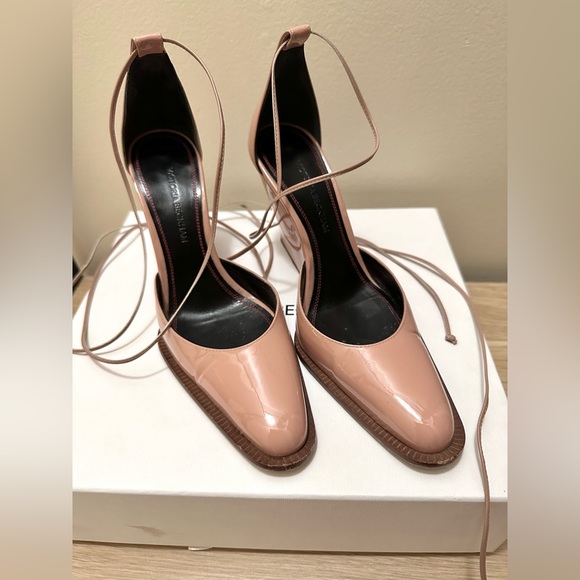 Victoria Beckham loafer wedge pump patent leather Size EU 38 / US 8 - Picture 4 of 15